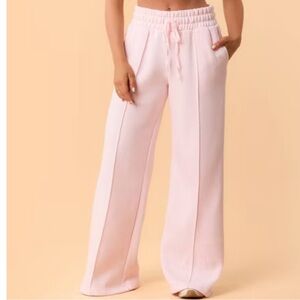 NWT Blogilates Women's Travel Trouser High-Rise Wide Leg Sweatpants Size XS